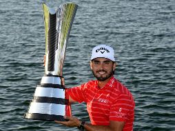 Abraham se convirtió en el segundo mexicano en ganar en el Tour Asiático desde 1995. TWITTER / @asiantourgolf