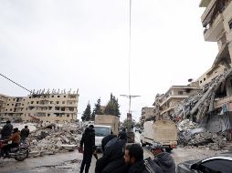 El fuerte terremoto de magnitud 7.7 sacudió Turquía y Siria la madrugada de este lunes. EFE/Y. Nemah