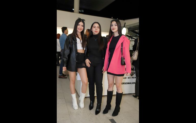 Fer Sandoval, Perla Dávalos y Miriam Vaez. GENTE BIEN JALISCO/Claudio Jimeno