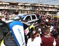 Los alumnos pudieron hacer uso de diferentes patrullas y vehículos de la Policía de Guadalajara, los cuales fueron exhibidos en el patio central de la escuela. EL INFORMADOR/A. Camacho