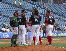 La novena azteca quedó lista para su compromiso en semifinales de Serie del Caribe. Twitter/@Liga_Arco
