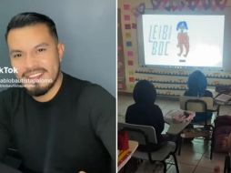 El video que publicó el maestro se hizo viral. SUN