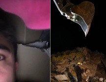 El joven de 20 años mencionó que duraron atrapados alrededor de casi seis horas y que el compartir su video funcionó para que sus amigos los rescataran. EFE / ESPECIAL