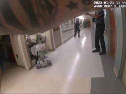 Imagen del arresto de la mujer en el hospital el pasado 21 de enero. ESPECIAL.