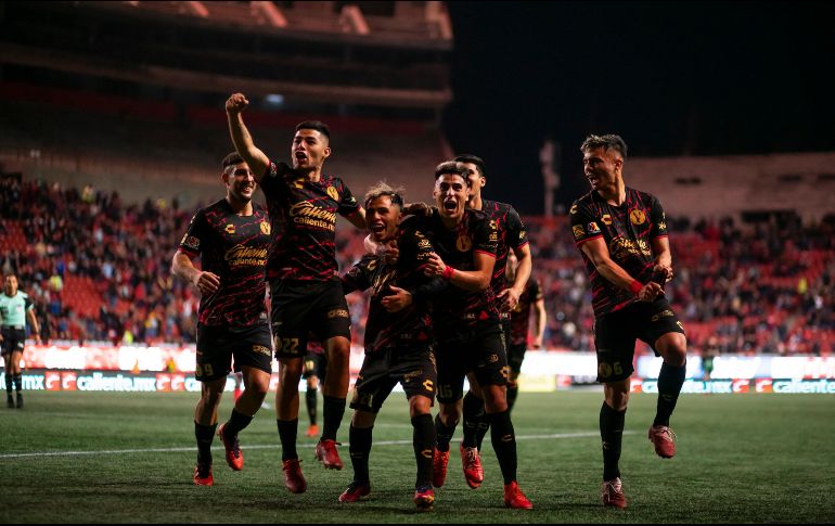 Los Xolos llegaron a siete puntos, mientras que el Atlético San Luis se mantiene con ocho unidades. IMAGO7/A. Gutiérrez