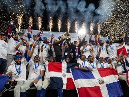 El campeonato obtenido ayer fue el undécimo en la cuenta particular de los Tigres de Licey. EFE/R. Peña