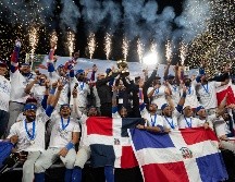 El campeonato obtenido ayer fue el undécimo en la cuenta particular de los Tigres de Licey. EFE/R. Peña