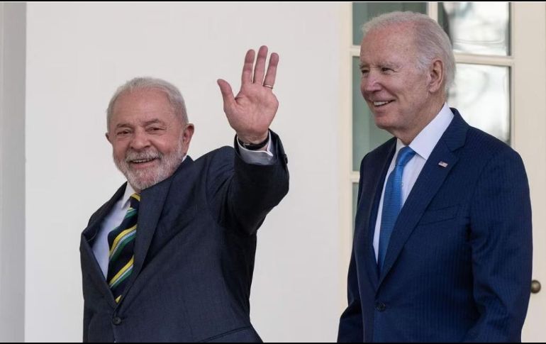 El mandatario brasilseño, Luiz Inácio Lula da Silva, y su homólogo estadounidense, Joe Biden, se reunieron el día de ayer en la Casa Blanca. AFP