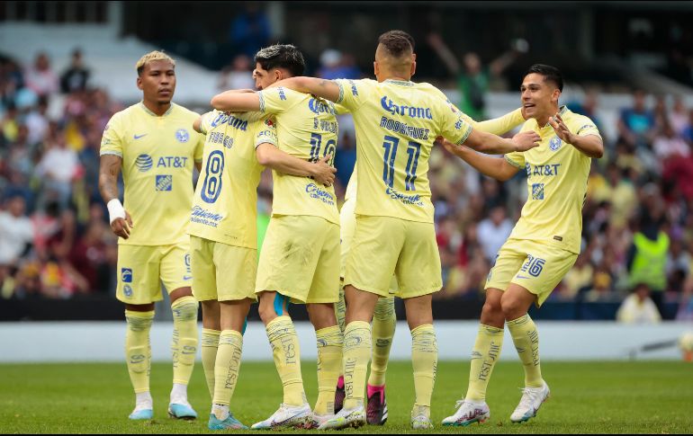 América mostró contundencia contra el Necaxa. EFE/José Méndez