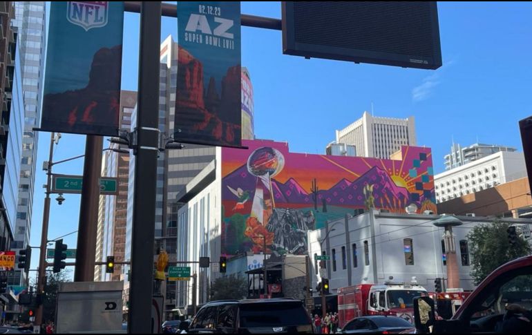 El arte creado por Hinojos quedará grabado de manera permanente. EL INFORMADOR/Patricia Gallardo