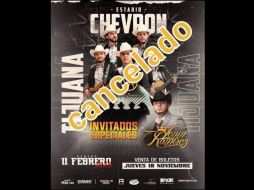 Por seguridad cancelaron el concierto de hoy del Grupo Arriesgado. SUN