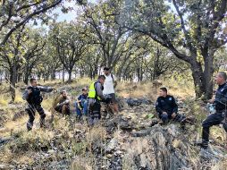 Tres personas se perdieron en La Primavera, en el área del Río Caliente, donde posteriormente fueron rescatadas. ESPECIAL