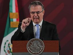 Marcelo Ebrard participó en la conferencia de prensa 