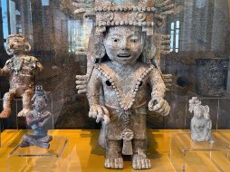 Exhiben nuevos hallazgos de deidades mayas en el Convento de San Miguel Arcángel. EFE/M. López