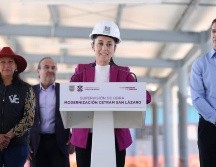 La jefa de Gobierno de la Ciudad de México, Claudia Sheinbaum Pardo, supervisió las obras de modernización del CETRAM San Lázaro. ESPECIAL