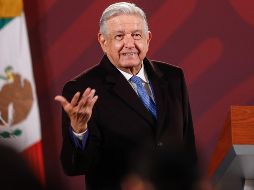 López Obrador aseguró que las declaraciones de Martha Bárcena sobre Ebrard son sólo conjeturas. EFE/I. Esquivel