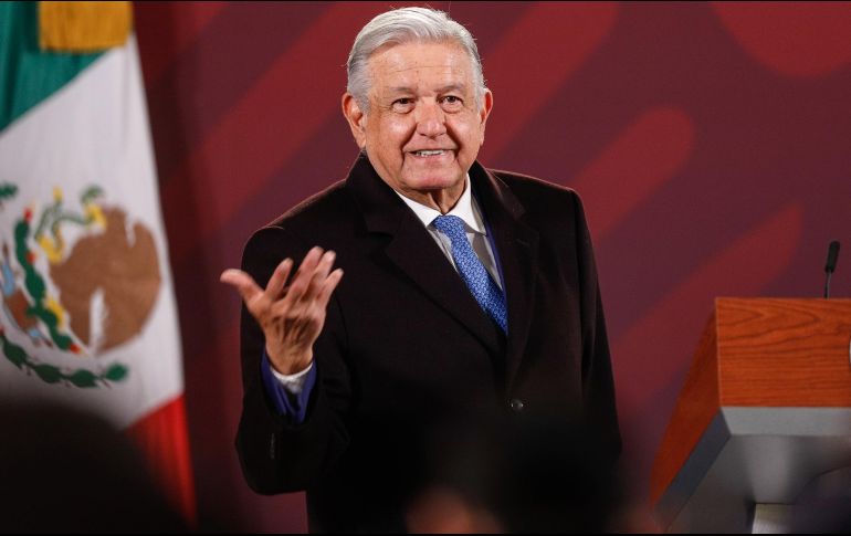 López Obrador aseguró que las declaraciones de Martha Bárcena sobre Ebrard son sólo conjeturas. EFE/I. Esquivel