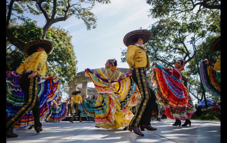 El tradicional mariachi se hizo presente en los festejos. EL INFORMADOR/C. Zepeda
