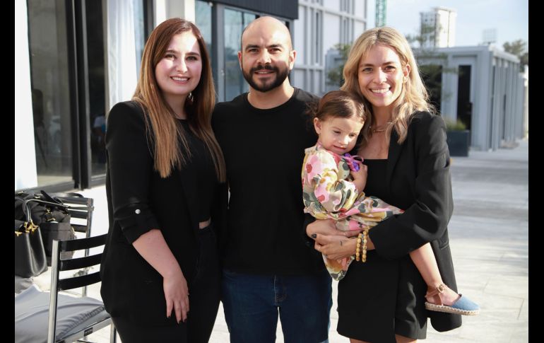 Andrea Ochoa, Juan Pedro Aguilera, Estefanía Covarrubias y Mar Aguilera. GENTE BIEN JALISCO/Tony Martínez