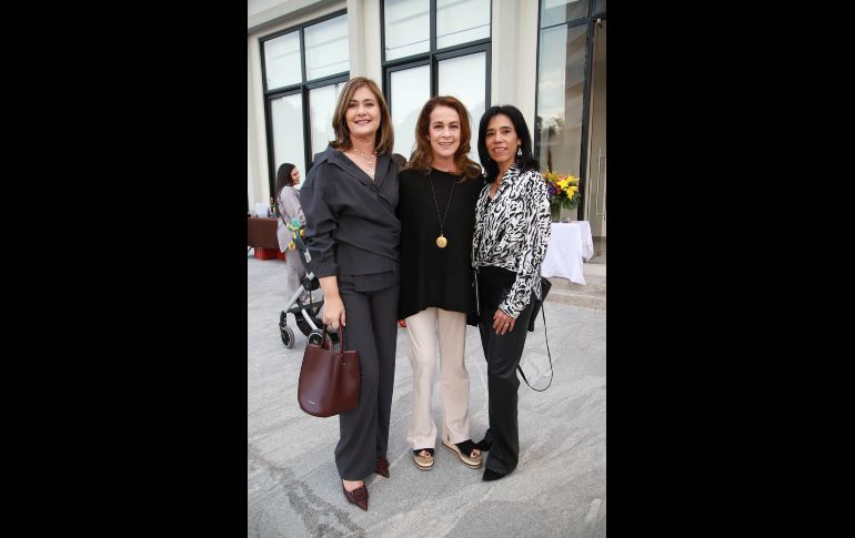 Cori Ochoa, Ana García Sancho y Marcela Hecht. GENTE BIEN JALISCO/Tony Martínez