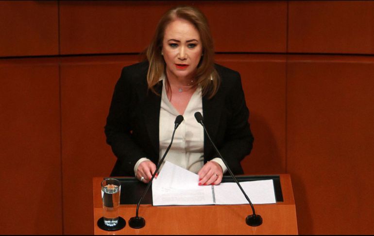 La ministra de la Suprema Corte de Justicia de la Nación (SCJN), Yasmín Esquivel, está acusada de plagio en su tesis de la UNAM. ARCHIVO