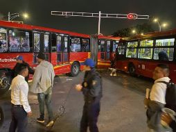 Tras el incidente, hubo corte a la circulación. SUN/Valente Rosas