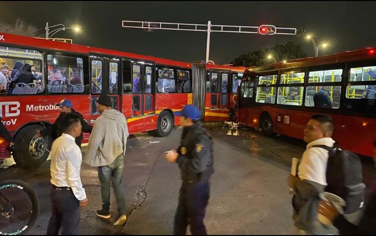 Tras el incidente, hubo corte a la circulación. SUN/Valente Rosas