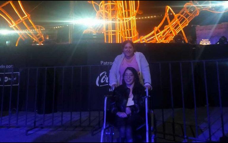 Lupita Valdivia hizo reconocimiento de la amabilidad del staff y la accesibilidad presentada en el recinto. EL INFORMADOR/ E. Gomez