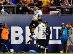 Anoche Martín hizo dos goles en la victoria 3-1 de las Águilas sobre el Atlético San Luis. EFE/V. Cruz