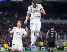 Karim Benzema anotó doblete y llegó a 228 goles con el Real Madrid. AP/Manu Fernandez