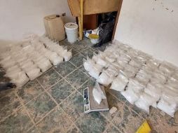 El inmueble y lo asegurado fueron puestos a disposición del Ministerio Público Federal de la FGR en Jalisco. ESPECIAL/FGR Jalisco