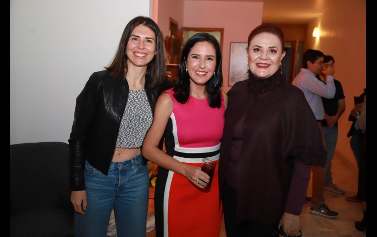 Sofía Arellano, Rosca Becerra y Lucia Pichardo. GENTE BIEN JALISCO/Tony Martínez