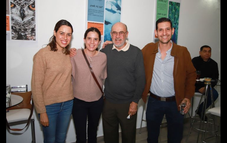 Carolina Hernández, Inés Hernández, Oscarin Hernández y Rodrigo Pérez. GENTE BIEN JALISCO/Tony Martínez