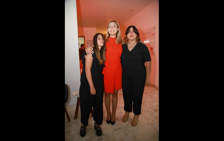 Mayte Villanueva, Karla Flores y Victoria Flores. GENTE BIEN JALISCO/Tony Martínez