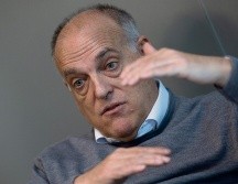 Javier Tebas afirmó que esperarán a que se concluya una investigación para tomar acciones. AFP/P. Marcou