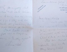 Christabel Mennell escribió la carta a Katie Marsh cuando estaba de vacaciones en Bath, una ciudad en el suroeste de Inglaterra. FINLAY GLEN