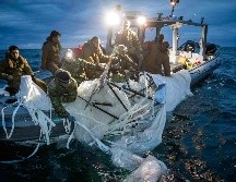 Las operaciones de recuperación finalizaron el jueves y todas las piezas van en camino del laboratorio del FBI en Virginia para un análisis más profundo. AP/U.S. Navy