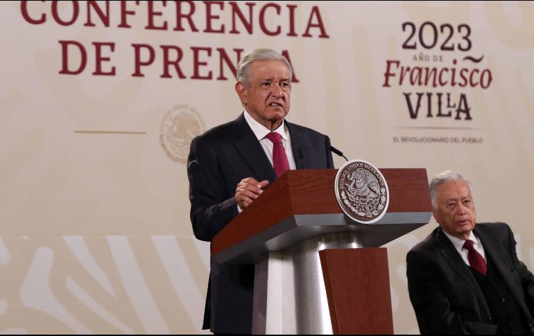 López Obrador dijo que actualmente tiene comunicación con los presidentes Gustavo Petro, de Colombia; Alberto Fernández de Argentina; y Luiz Inácio Lula da Silva, de Brasil. SUN/C. Mejía