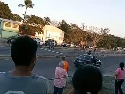 La balacera sucedió en la comunidad de Paso del Toro del municipio de Medellín de Bravo, Veracruz. ESPECIAL