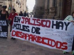 En Jalisco hay más de 15 mil desaparecidos. ESPECIAL