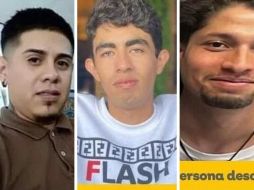 Los tres jóvenes fueron vistos por última vez el 9 de febrero. ESPECIAL