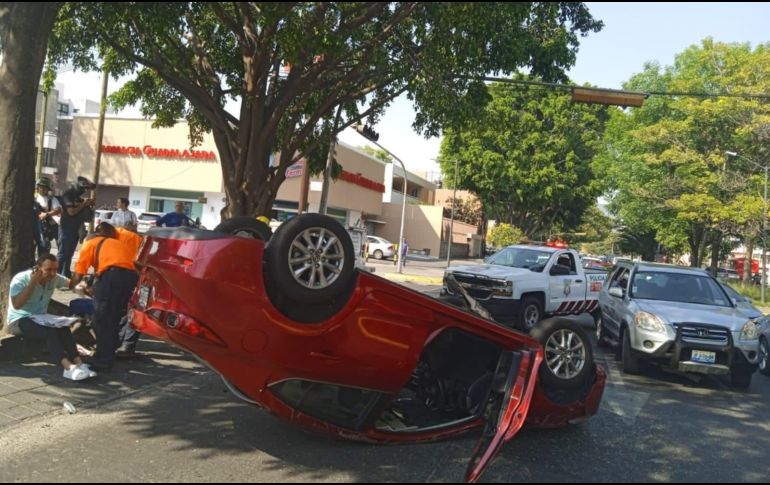 Tras el incidente, hubo cortes a la circulación. Secretaría de Seguridad
