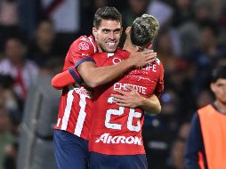 Daniel Ríos anotó su primer gol con la casaca de Chivas. IMAGO7/ Etzel Espinosa