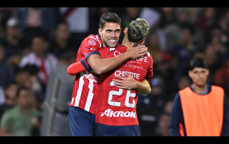 Daniel Ríos anotó su primer gol con la casaca de Chivas. IMAGO7/ Etzel Espinosa