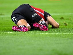 Anderson Santamaría tuvo que salir de cambio debido a una lesión en la rodilla. IMAGO7