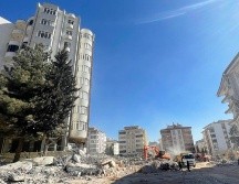 Los restos de los apartamentos Ayşe Mehmet Polat en Gaziantep.