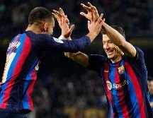 Barcelona continúa como líder de la tabla con 59 puntos. EFE/Enric Fontcuberta