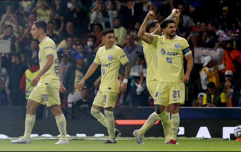 Leonardo Suárez y Diego Valdés anotaron para el conjunto de Coapa. EFE/Mario Guzmán