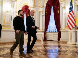 Joe Biden tomó la decisión final de ir a Kiev al considerar que había riesgos, pero que eran manejables. AP/E. Vucci