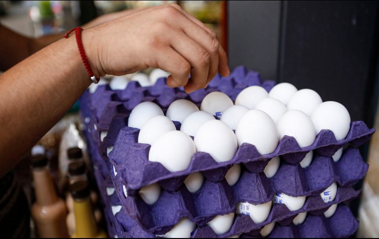 El kilo de huevo se vende hasta en 70 pesos el kilo en Guadalajara. ARCHIVO